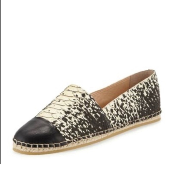 Loeffler Randall Maya Espadrille Leather Flats - Picture 1 of 8